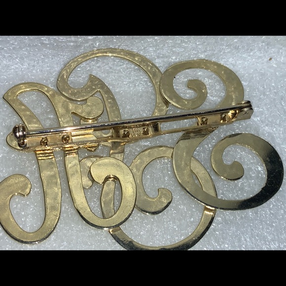 Pat Pend SGS INITIALS BROOCH - Picture 6 of 7